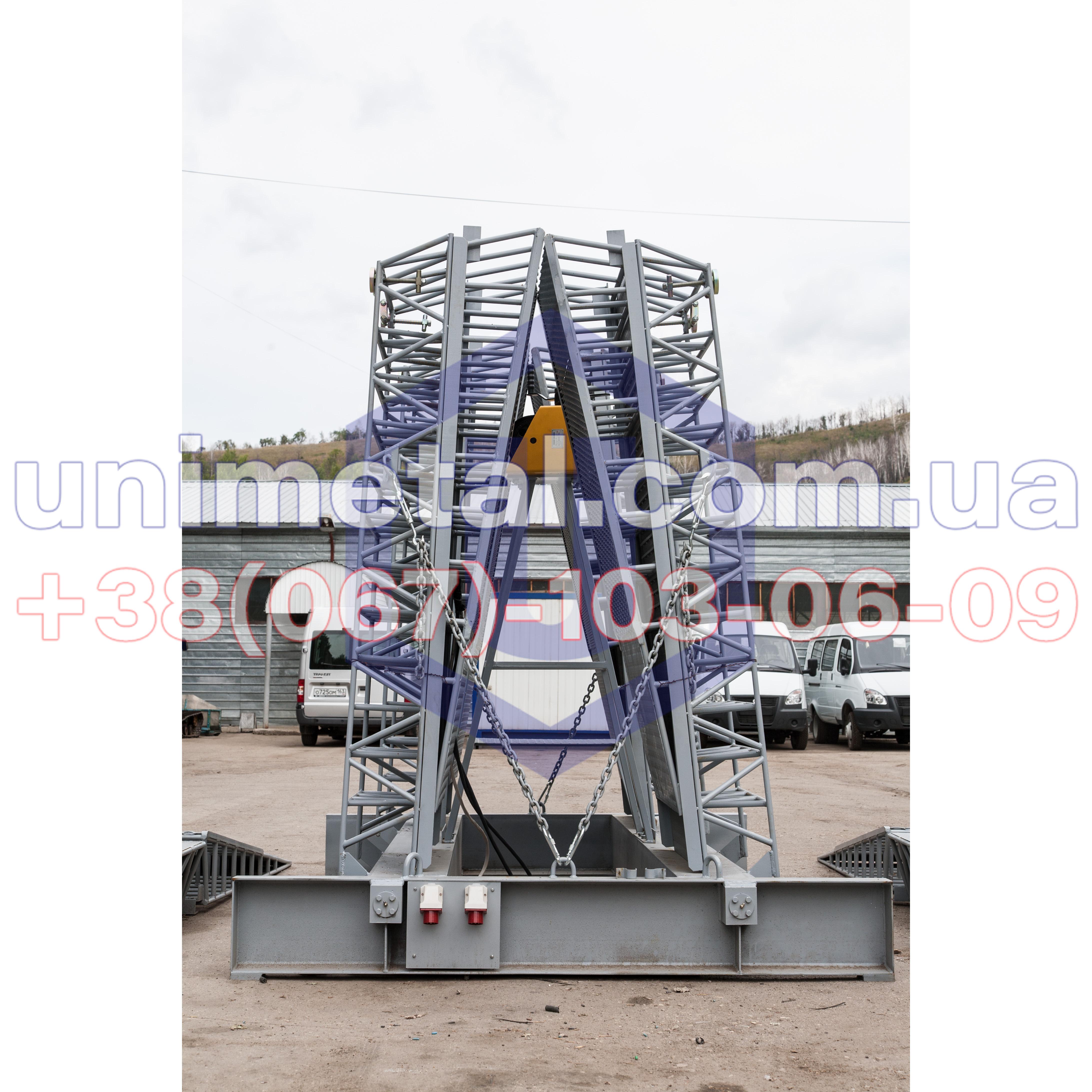 Мобильная эстакада с ручным приводом к СТМ-10000, СТМ-13000.01, СТМ-16000,01, фотография 3